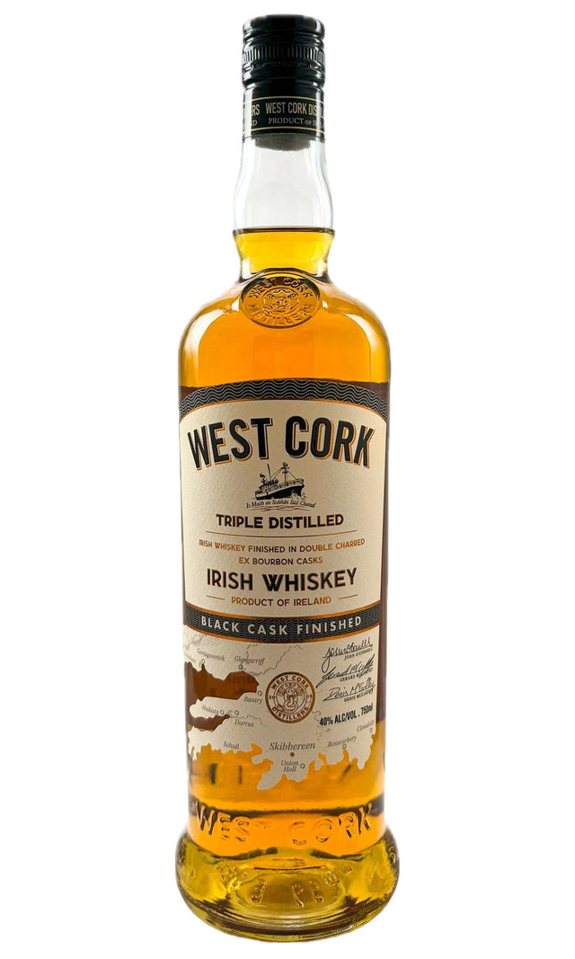 Bottle of West Cork Distillers, Black Cask Finished Blended Irish Whiskey - Spirit - Flatiron Wines & Spirits - New York