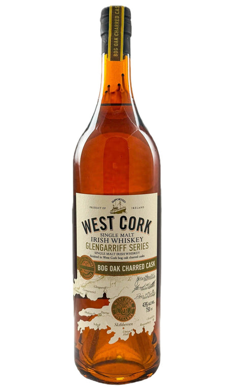 Bottle of West Cork Distillers, Bog Oak Charred Cask 86 Glengarriff Series Single Malt Irish Whiskey - Spirit - Flatiron Wines & Spirits - New York