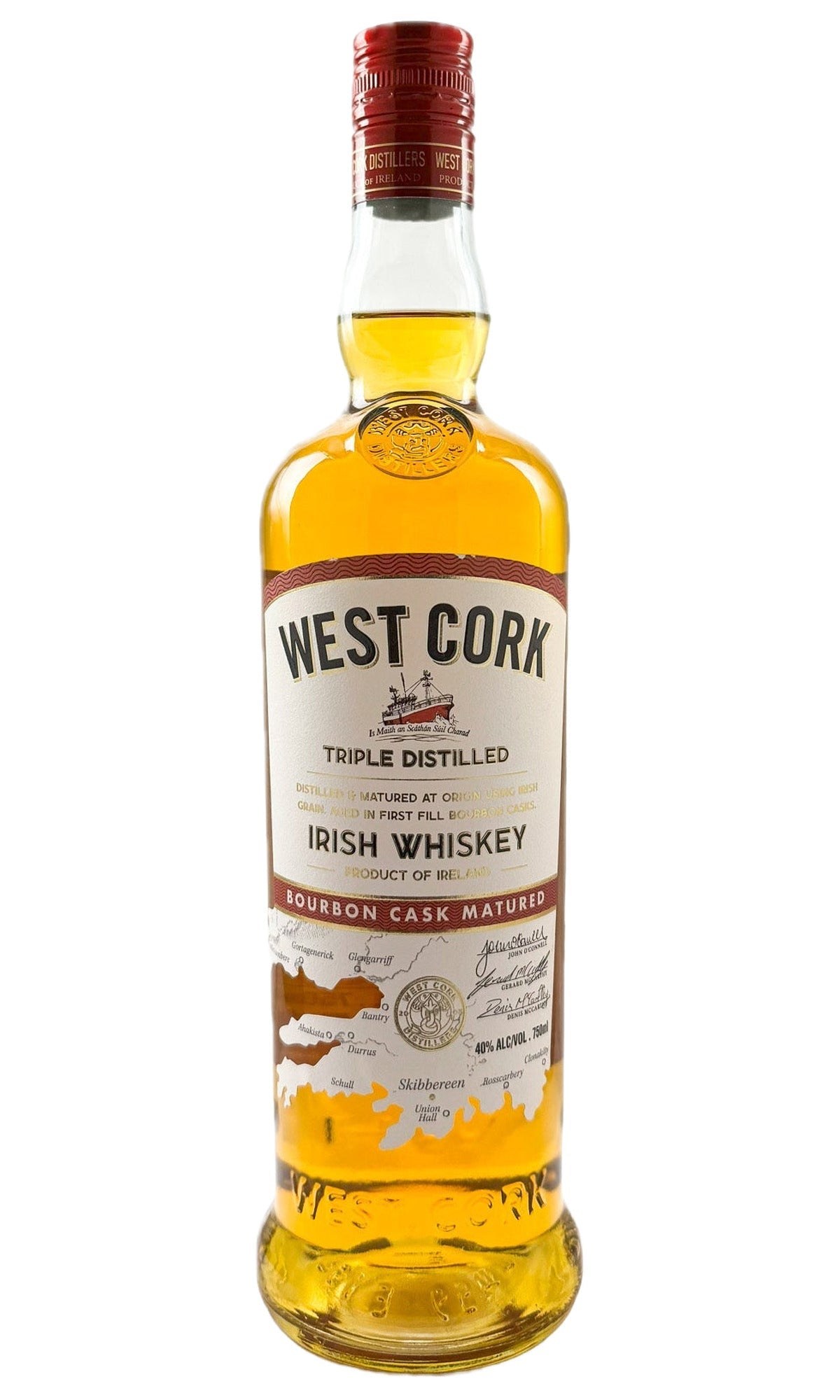 Bottle of West Cork Distillers, Bourbon Cask Finished Irish Whiskey - Spirit - Flatiron Wines & Spirits - New York