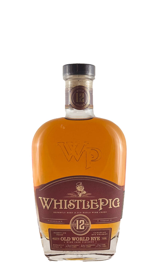 Bottle of Whistlepig, 12 Year Old Straight Rye Whiskey "Old World" - Spirit - Flatiron Wines & Spirits - New York