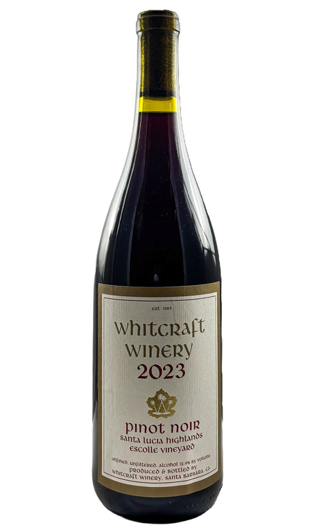 Bottle of Whitcraft, Santa Lucia Highlands Escolle Vineyard Pinot Noir, 2023 - Red Wine - Flatiron Wines & Spirits - New York