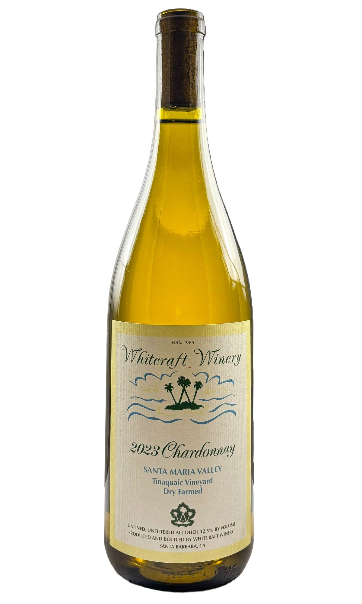 Bottle of Whitcraft, Santa Maria Valley Tinaquaic Vineyard Chardonnay, 2023 - White Wine - Flatiron Wines & Spirits - New York