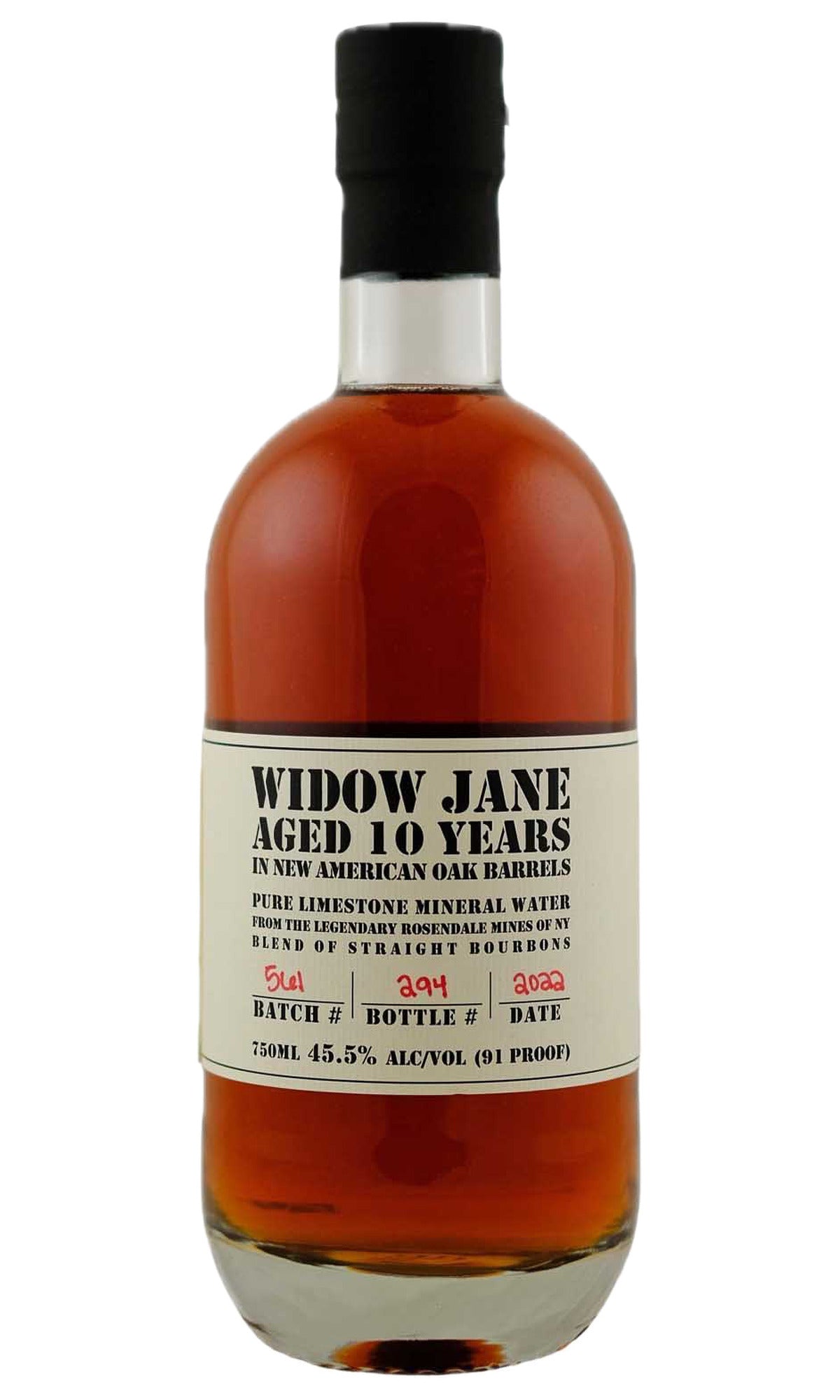 Bottle of Widow Jane, 10 Year Old Bourbon - Spirit - Flatiron Wines & Spirits - New York