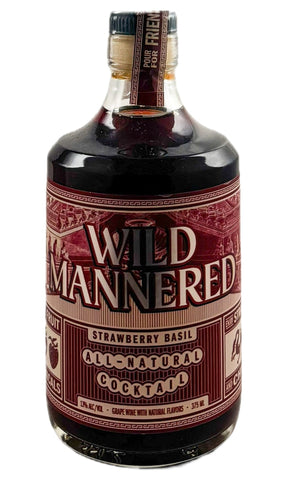Bottle of Wild Mannered, Strawberry Basil Soju (375ml) - Spirit - Flatiron Wines & Spirits - New York