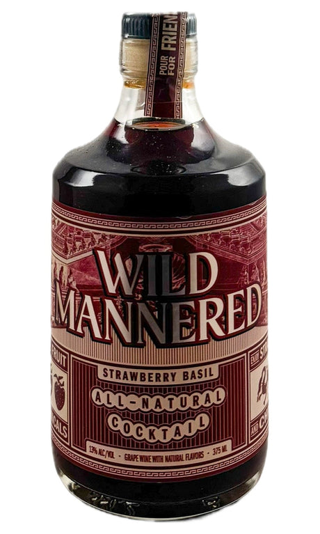 Bottle of Wild Mannered, Strawberry Basil Soju (375ml) - Spirit - Flatiron Wines & Spirits - New York