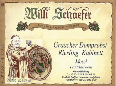 Bottle of Willi Schaefer, Graacher Domprobst Riesling Kabinett, 2025 (Pre-Arrival, ETA Late Fall 2026) - White Wine - Flatiron Wines & Spirits - New York