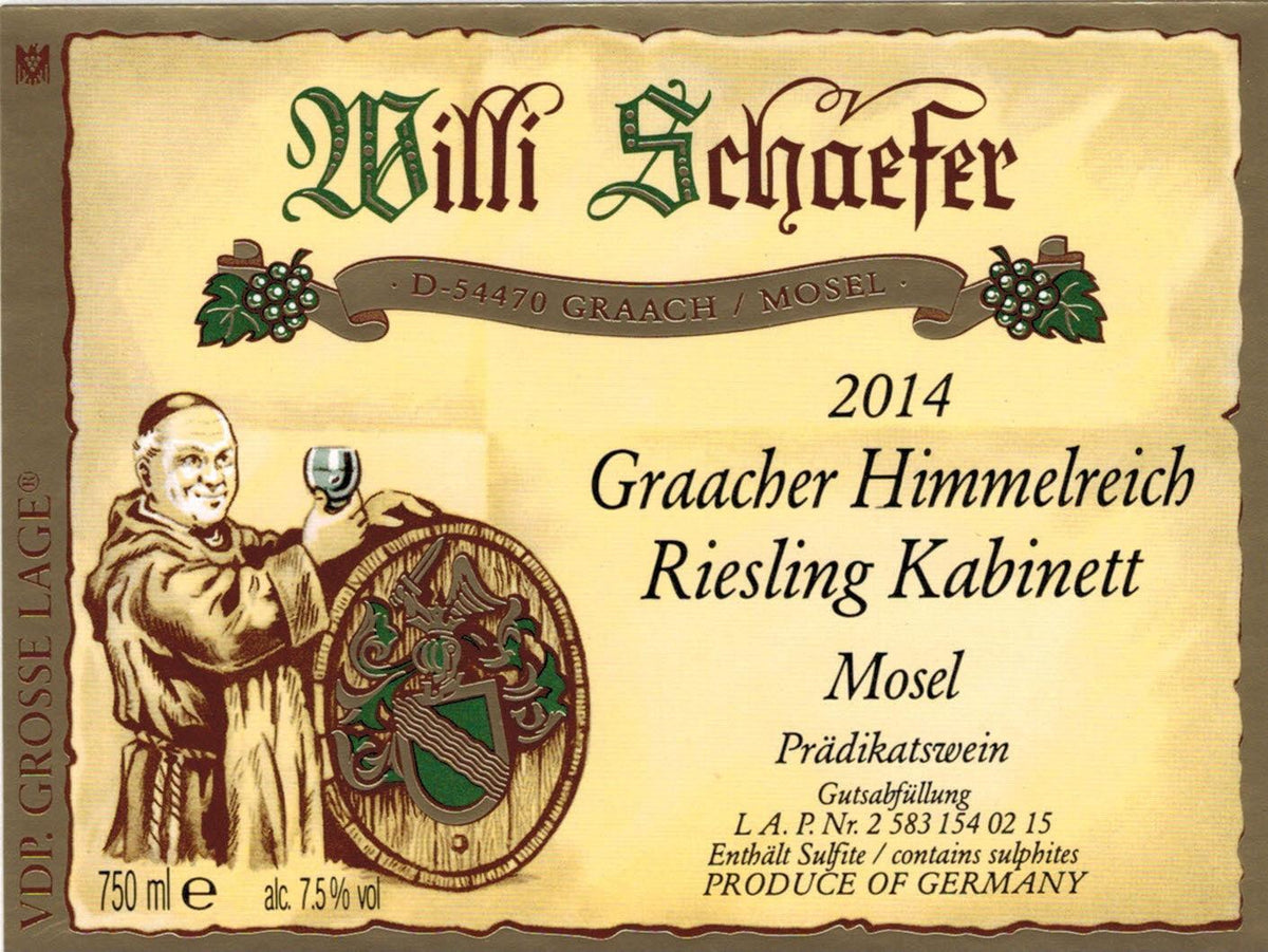 Bottle of Willi Schaefer, Graacher Himmelreich Riesling Kabinett, 2025 (Pre-Arrival, ETA Late Fall 2026) - White Wine - Flatiron Wines & Spirits - New York