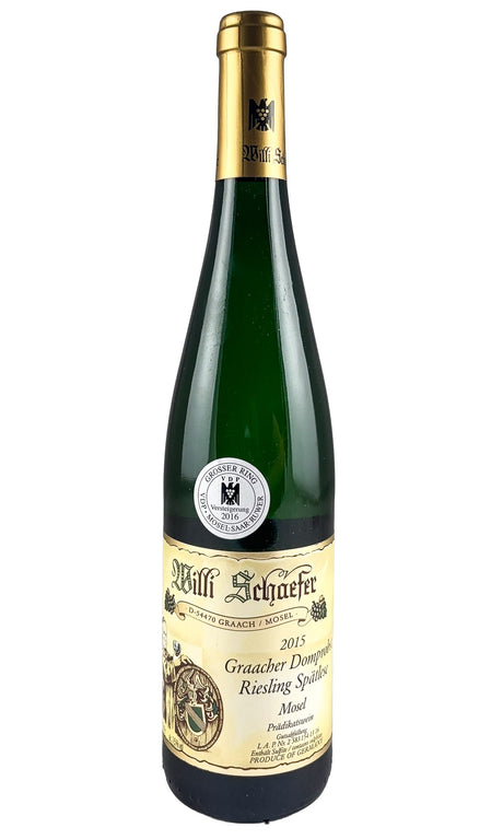 Bottle of Willi Schaefer, Riesling Spatlese Graacher Domprobst AP #13, 2015 - White Wine - Flatiron Wines & Spirits - New York