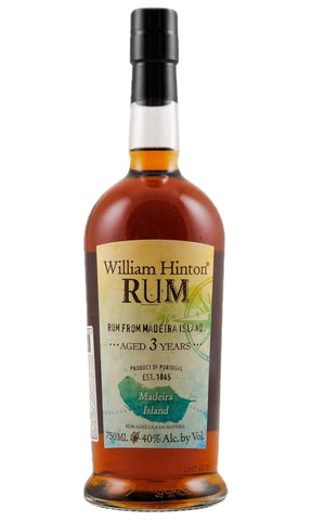 Bottle of William Hinton Rum, 3 Years Old Rum Agricola Da Madeira, NV - Spirit - Flatiron Wines & Spirits - New York