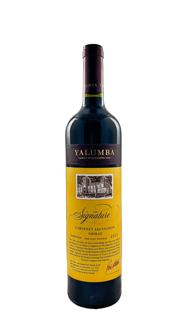 Bottle of Yalumba, Cabernet Sauvignon Shiraz The Signature, 2022 - Red Wine - Flatiron Wines & Spirits - New York