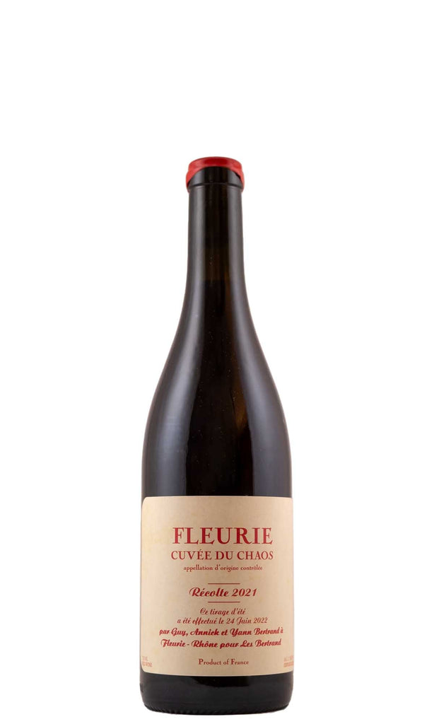 Bottle of Yann Bertrand, Fleurie ‘Cuvee du Chaos’, 2021 - Red Wine - Flatiron Wines & Spirits - New York