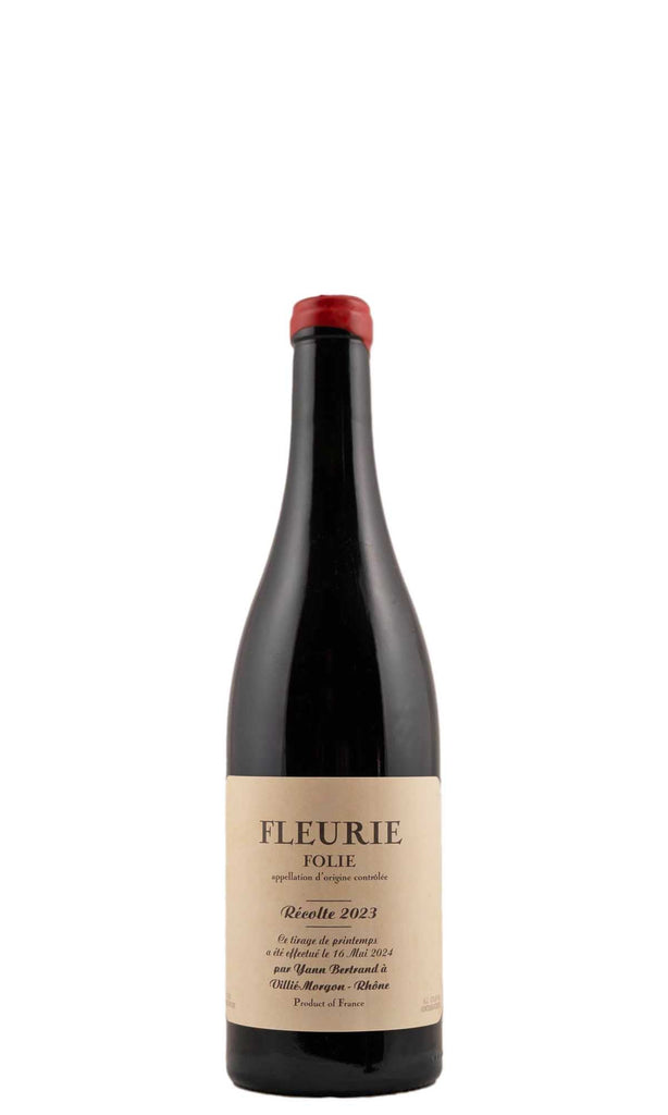 Bottle of Yann Bertrand, Fleurie Folie, 2023 - Red Wine - Flatiron Wines & Spirits - New York