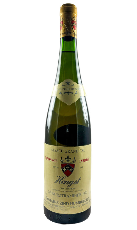 Bottle of Zind-Humbrecht, Gewurztraminer Hengst Vendange Tardive Alsace Grand Cru, 1990 - White Wine - Flatiron Wines & Spirits - New York