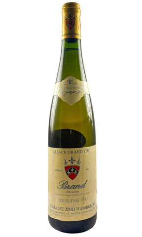 Bottle of Zind-Humbrecht, Riesling Brand Alsace Grand Cru, 1990 - White Wine - Flatiron Wines & Spirits - New York