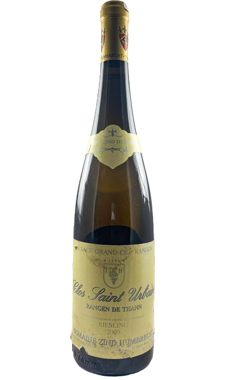 Bottle of Zind-Humbrecht, Riesling Rangen den Thann Clos Saint Urbain Alsace Grand Cru, 2009 - White Wine - Flatiron Wines & Spirits - New York