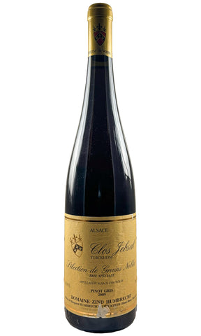 Bottle of Zind-Humbrecht, Tokay Pinot Gris Vendange Tardive Clos Jebsal, 1990 - White Wine - Flatiron Wines & Spirits - New York