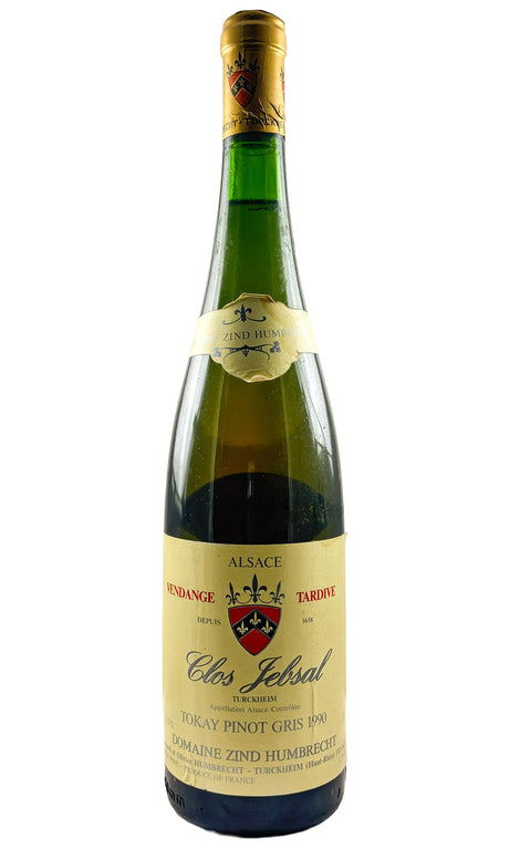 Bottle of Zind-Humbrecht, Tokay Pinot Gris Vendange Tardive Clos Jebsal, 1990 - White Wine - Flatiron Wines & Spirits - New York