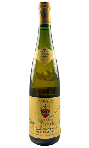 Bottle of Zind-Humbrecht, Tokay Pinot Gris Vieilles Vignes, 1991 - White Wine - Flatiron Wines & Spirits - New York