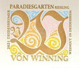 Bottle of von Winning, Paradiesgarten Riesling Erste Lage Trocken, 2024 (Pre-Arrival, ETA Late Fall 2026) - White Wine - Flatiron Wines & Spirits - New York