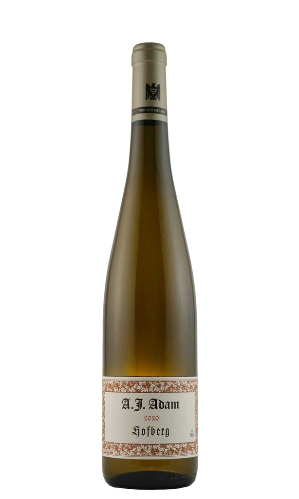 Bottle of AJ Adam, Hofberg Riesling Grosses Gewachs, 2020 - White Wine - Flatiron Wines & Spirits - New York