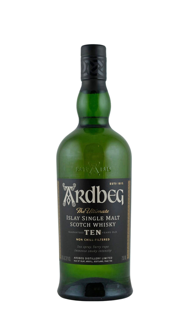 Bottle of Ardbeg, 10 Year Old Single Malt Islay Scotch - Spirit - Flatiron Wines & Spirits - New York