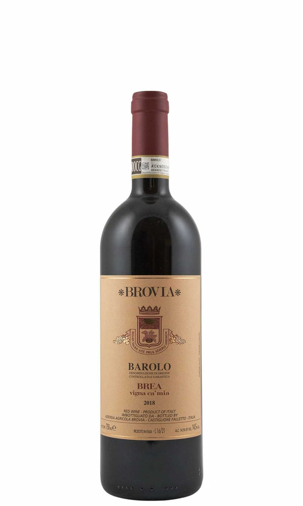 Bottle of Brovia, Barolo 'Brea - Ca'Mia', 2018 - Red Wine - Flatiron Wines & Spirits - New York