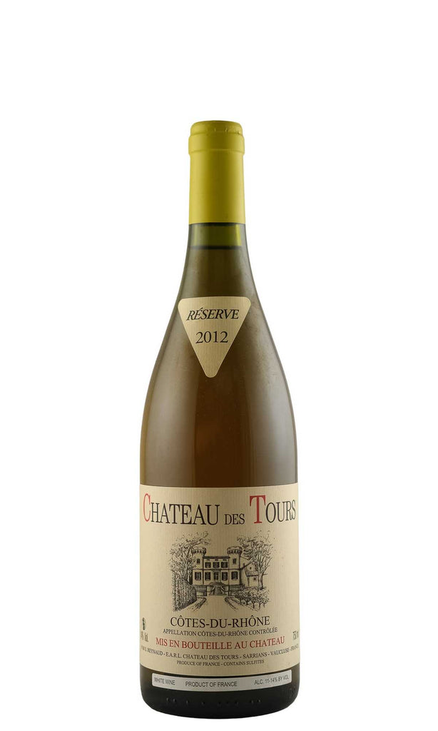 Bottle of Chateau Des Tours, Cotes du Rhone Blanc Reserve, 2012 - Flatiron Wines & Spirits - New York