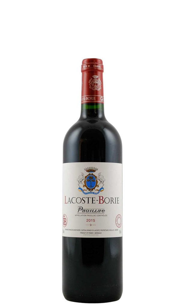 Bottle of Chateau Lacoste-Borie, Pauillac, 2015 - Flatiron Wines & Spirits - New York