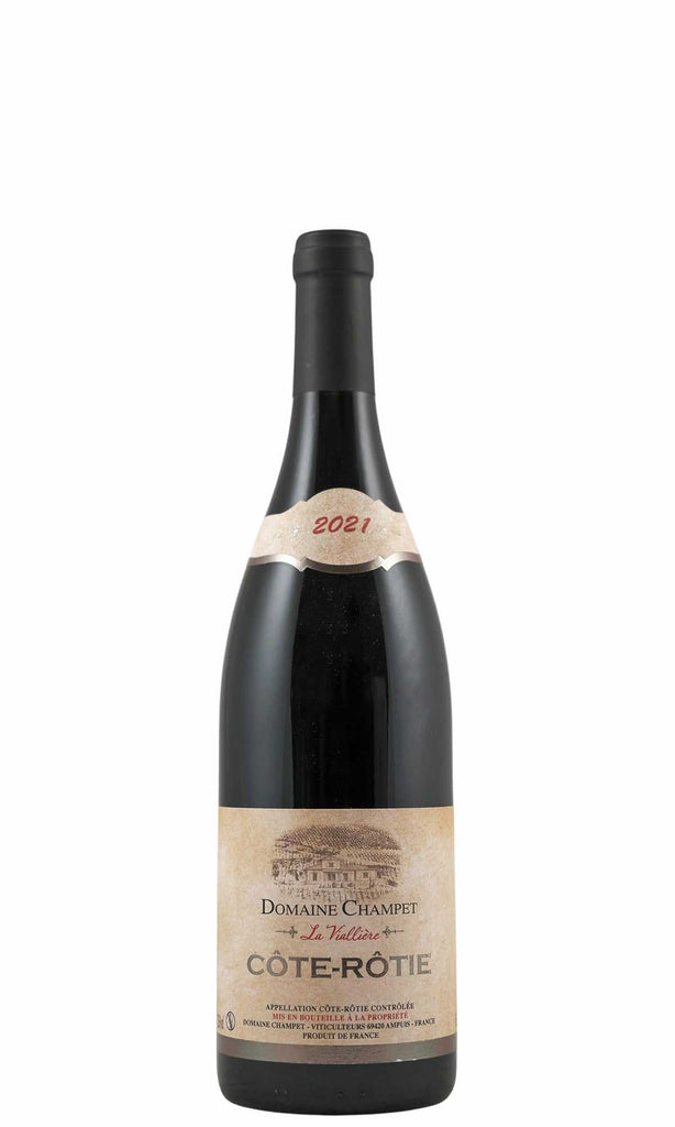 Bottle of Domaine Champet, Cote Rotie La Vialliere, 2021 - Red Wine - Flatiron Wines & Spirits - New York