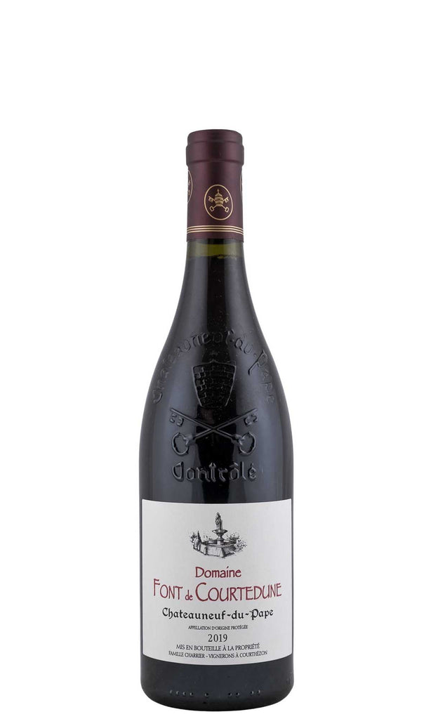 Bottle of Domaine Font de Courtedune, Chateauneuf du Pape, 2019 - Red Wine - Flatiron Wines & Spirits - New York