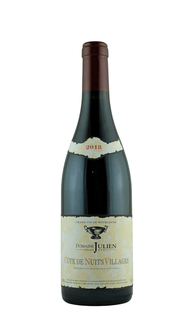 Bottle of Domaine Gerard Julien, Cotes-de-Nuits Villages, 2018 - Red Wine - Flatiron Wines & Spirits - New York