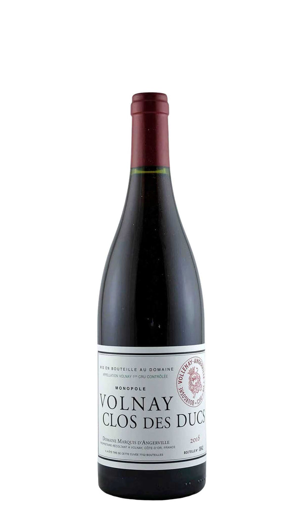 Bottle of Domaine Marquis d'Angerville, Volnay 1er Cru "Clos Des Ducs", 2018 - Red Wine - Flatiron Wines & Spirits - New York