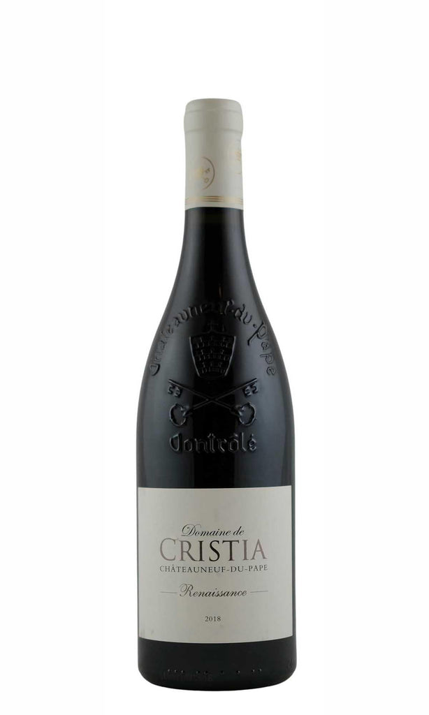 Bottle of Domaine de Cristia, Chateauneuf-du-Pape Cuvee Renaissance, 2018 - Flatiron Wines & Spirits - New York