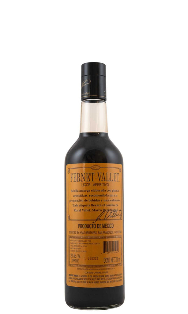 Bottle of Fernet-Vallet, Aperitivo Liqueur, NV - Spirit - Flatiron Wines & Spirits - New York