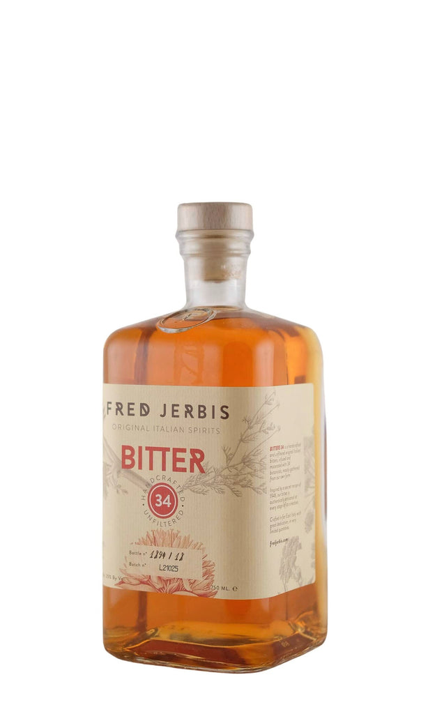 Bottle of Fred Jerbis, Bitter 34 - Spirit - Flatiron Wines & Spirits - New York