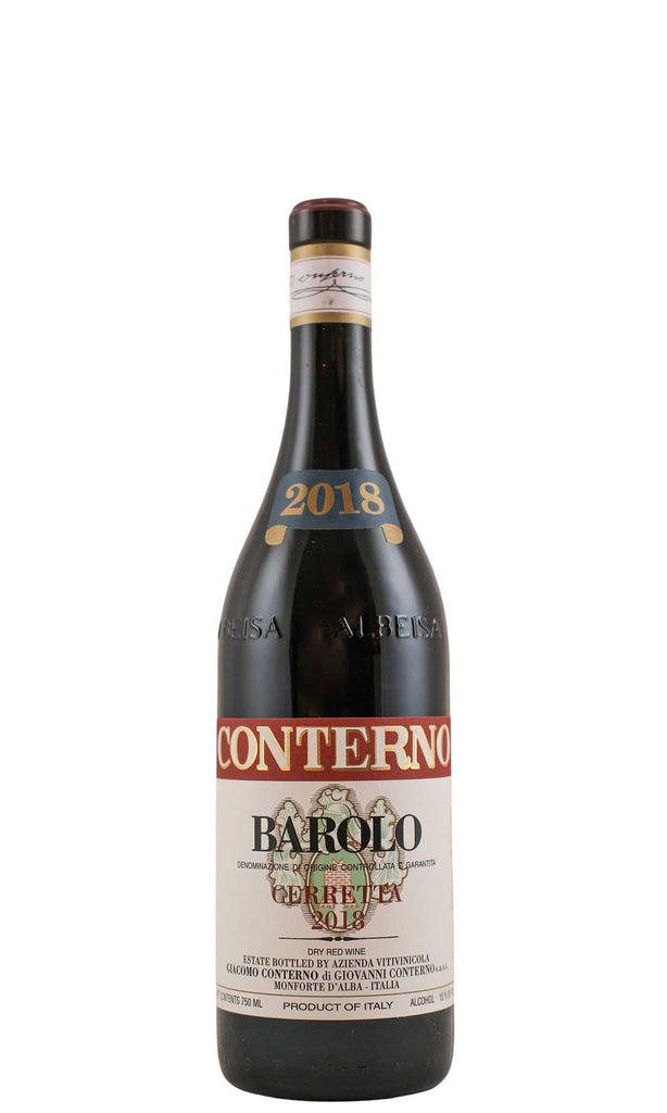 Bottle of Giacomo Conterno, Barolo Cerretta, 2018 - Red Wine - Flatiron Wines & Spirits - New York
