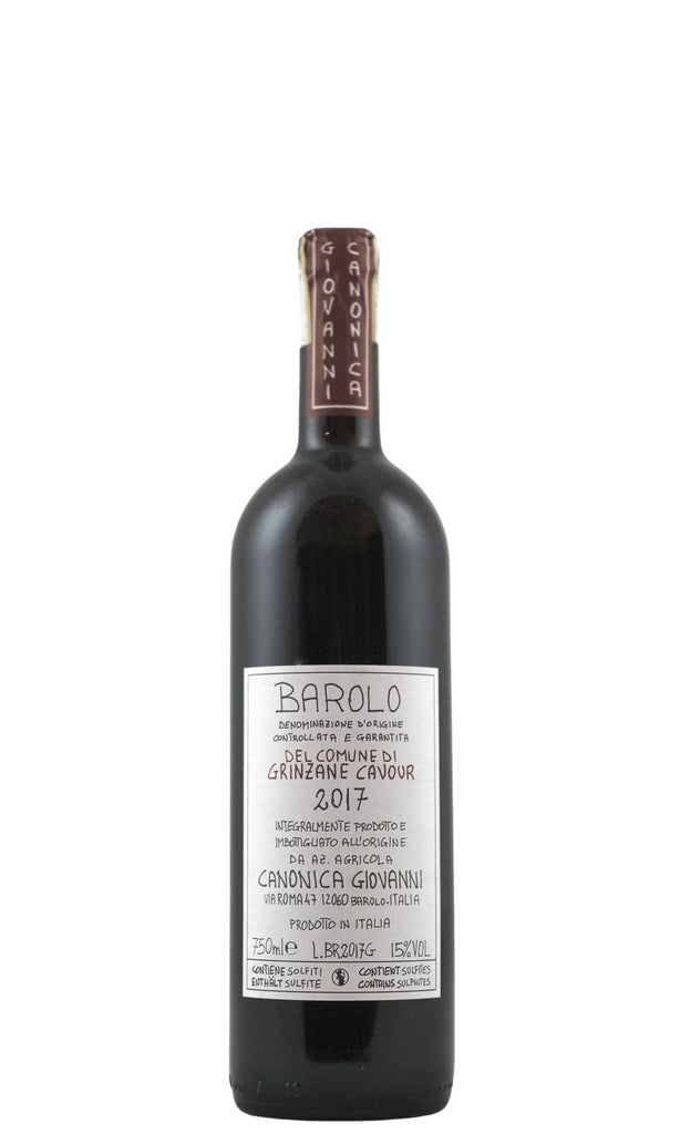 Bottle of Giovanni Canonica, Barolo Grinzane Cavour, 2017 - Flatiron Wines & Spirits - New York
