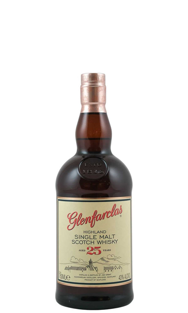 Bottle of Glenfarclas, Single Malt Highland Scotch 25 Year Old, NV - Spirit - Flatiron Wines & Spirits - New York