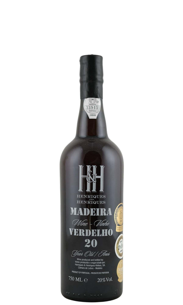 Bottle of Henriques & Henriques, Madeira 20 Year Old Verdelho, NV - Fortified Wine - Flatiron Wines & Spirits - New York