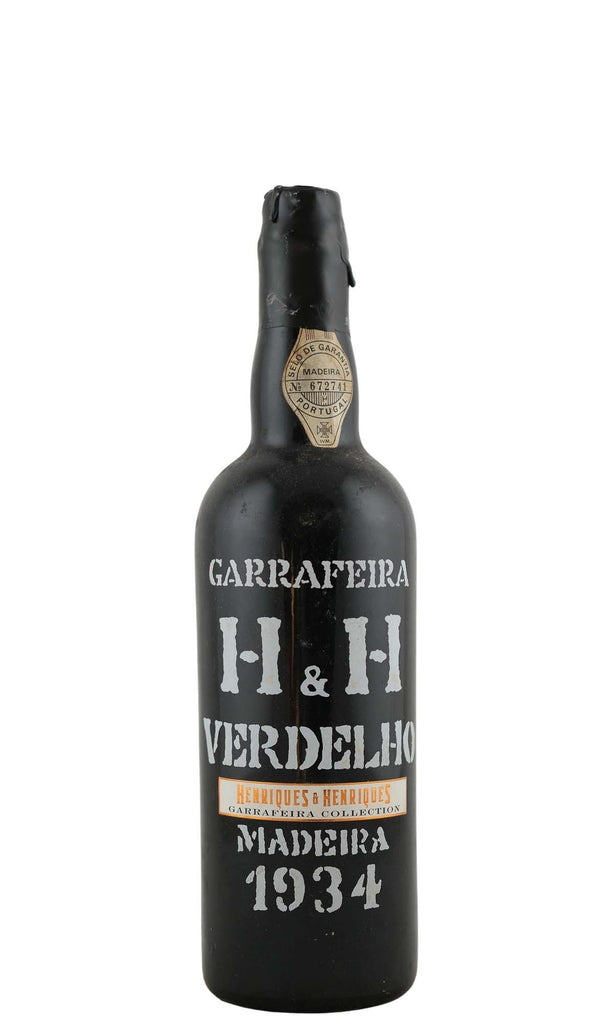 Bottle of Henriques & Henriques, Madeira Verdelho Garrafeira, 1934 - Fortified Wine - Flatiron Wines & Spirits - New York