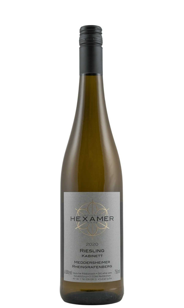 Bottle of Hexamer, Meddersheimer Rheingrafenberg Riesling Kabinett, 2020 - White Wine - Flatiron Wines & Spirits - New York