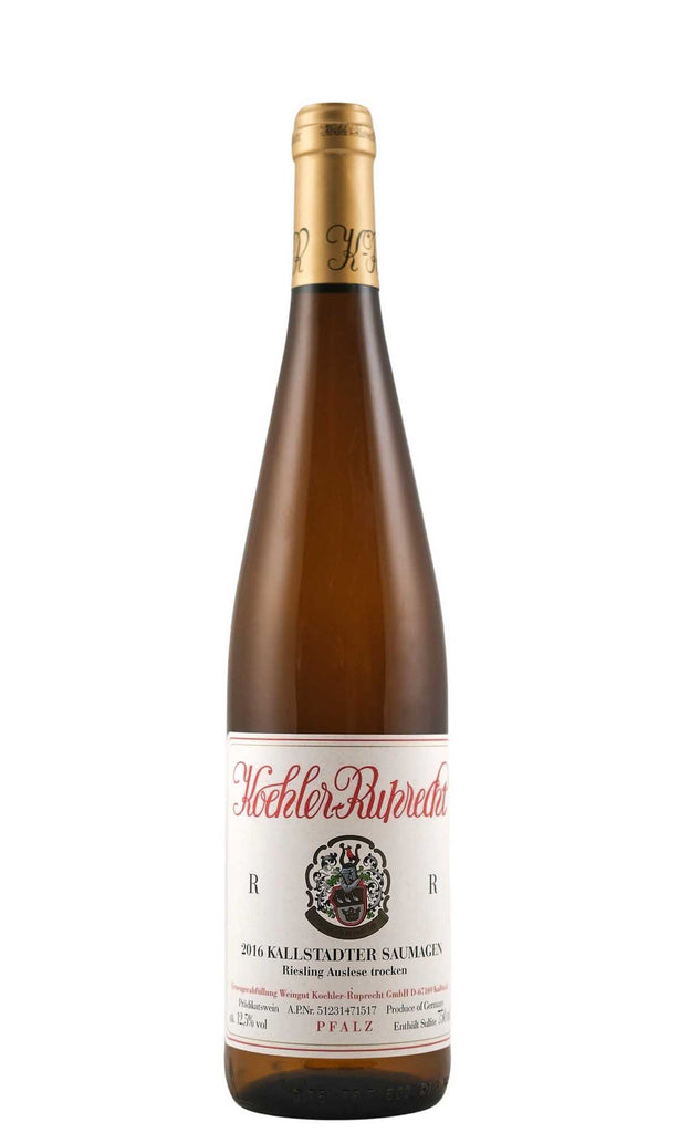 Bottle of Koehler-Ruprecht, Riesling Auslese Trocken Saumagen R, 2016 - White Wine - Flatiron Wines & Spirits - New York