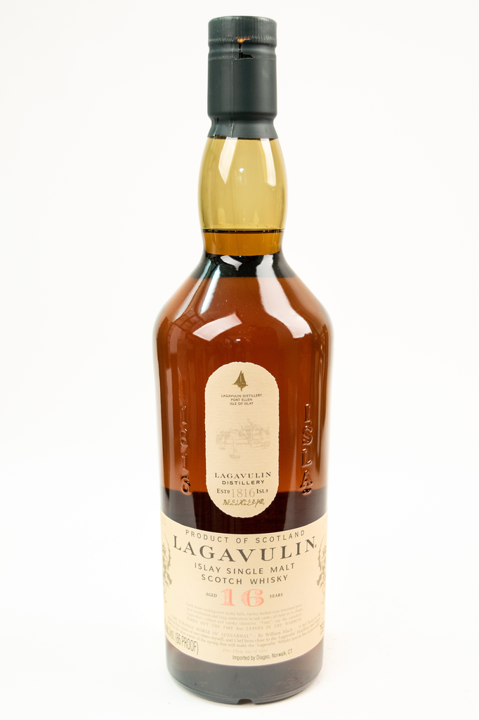 Bottle of Lagavulin, Single Malt Scotch, 16 Year-Flatiron Wines & Spirits - New York