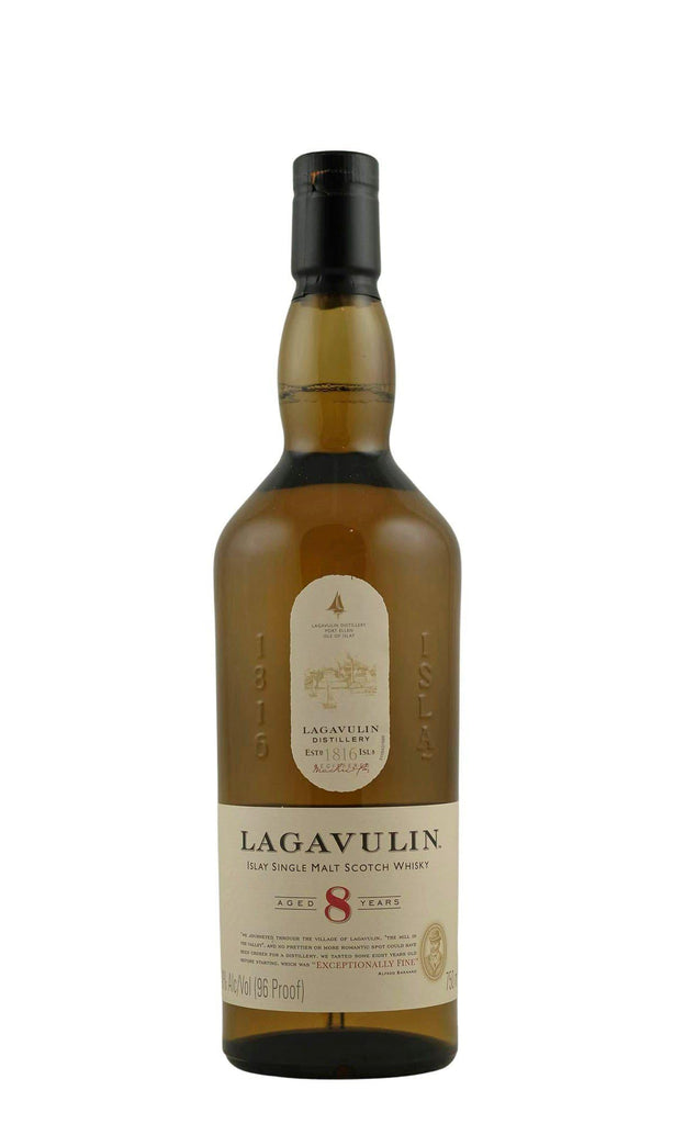 Bottle of Lagavulin, Single Malt Scotch, 8 Year - Flatiron Wines & Spirits - New York