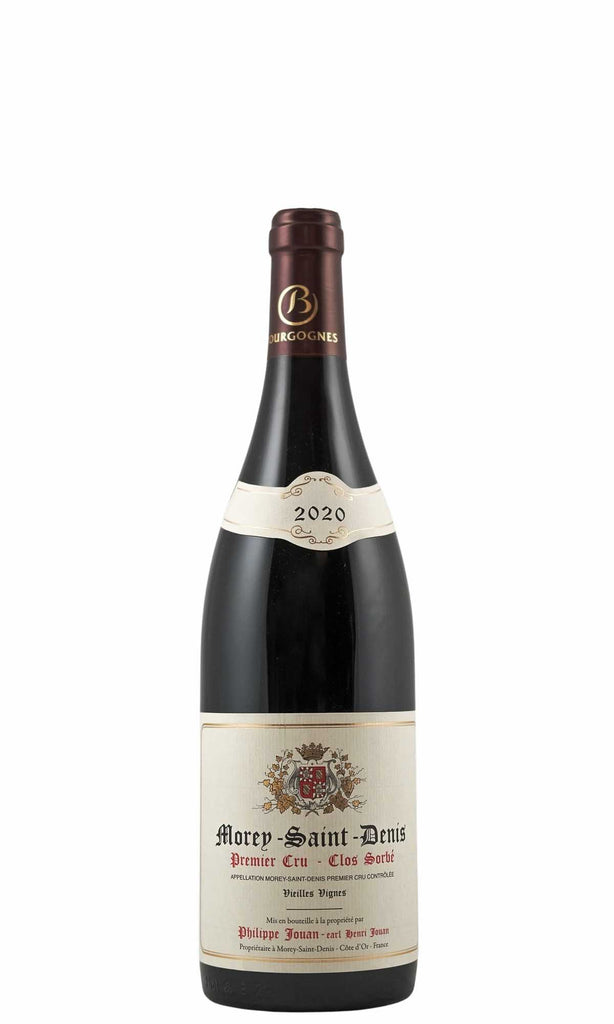 Bottle of Philippe Jouan, Morey-Saint-Denis 1er Cru Clos Sorbes, 2020 - Red Wine - Flatiron Wines & Spirits - New York