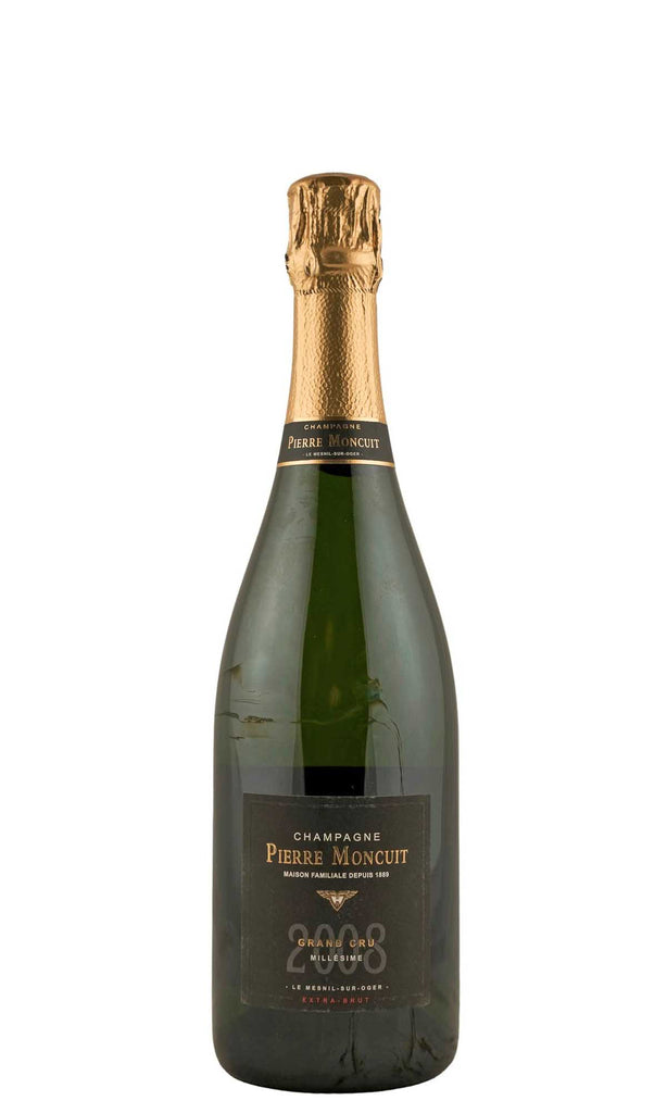 Bottle of Pierre Moncuit, Champagne Blanc de Blancs Grand Cru Millesime Extra Brut, 2008 - Sparkling Wine - Flatiron Wines & Spirits - New York