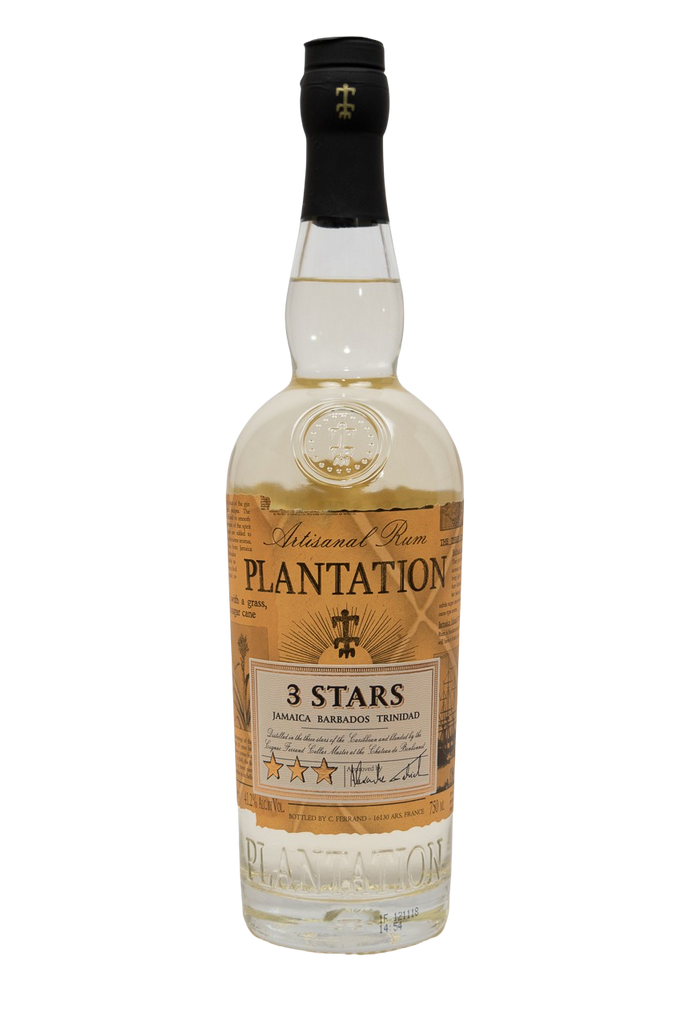 Bottle of Plantation Rum, 3 Stars White Rum - Spirit - Flatiron Wines & Spirits - New York