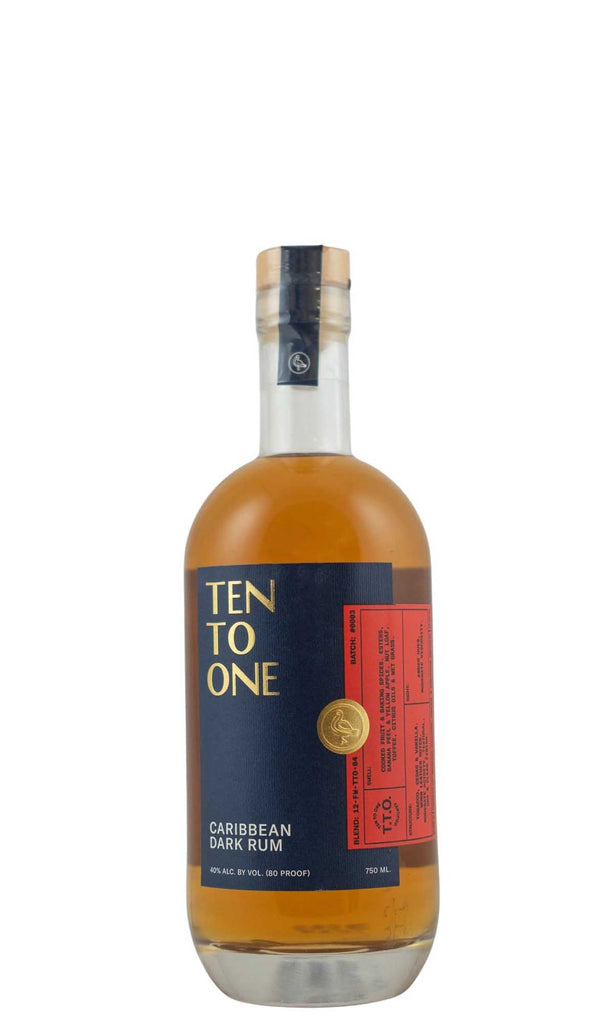 Bottle of Ten to One, Caribbean Dark Rum, NV - Spirit - Flatiron Wines & Spirits - New York