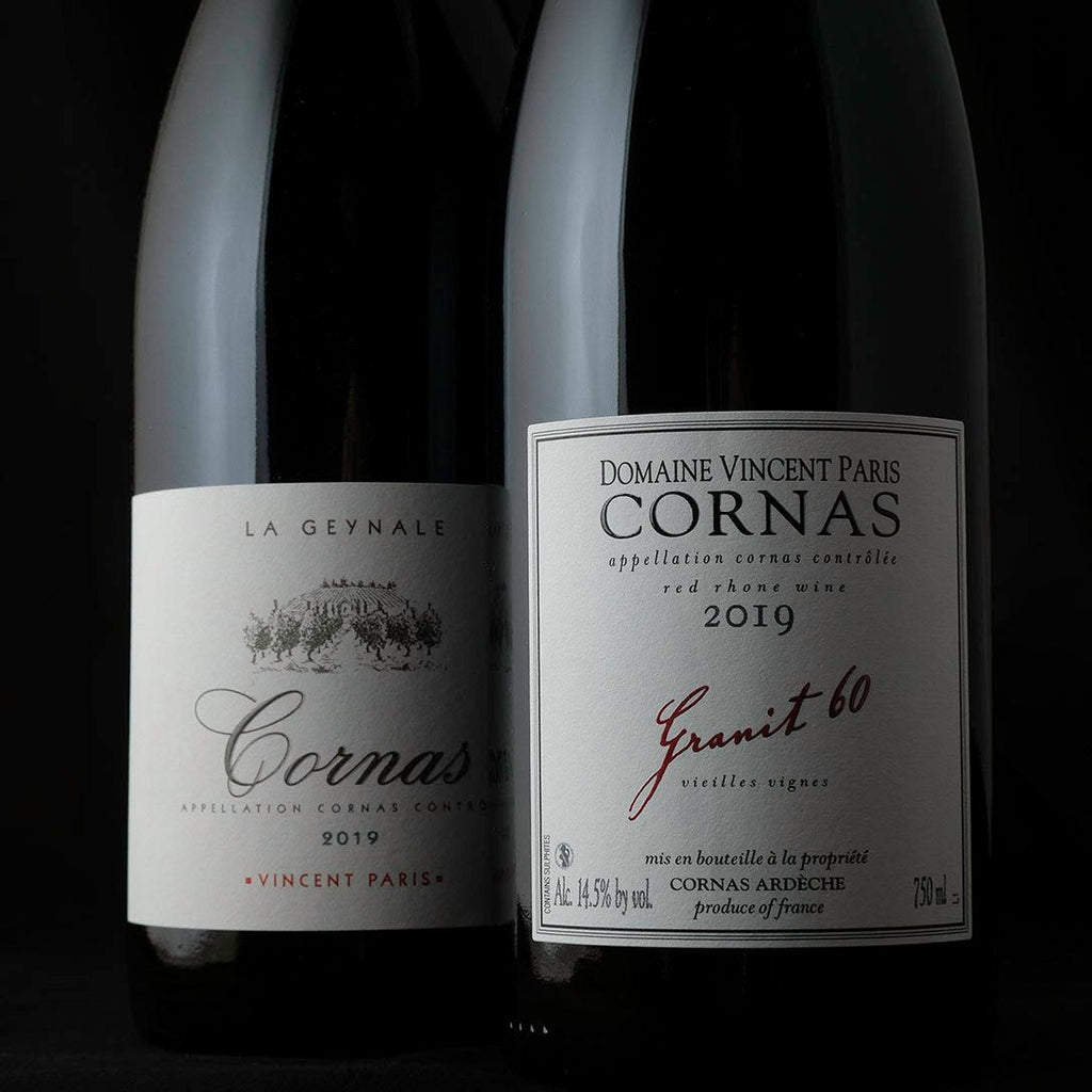 Bottle of Vincent Paris, Cornas Granit 60 VV, 2019 - Red Wine - Flatiron Wines & Spirits - New York
