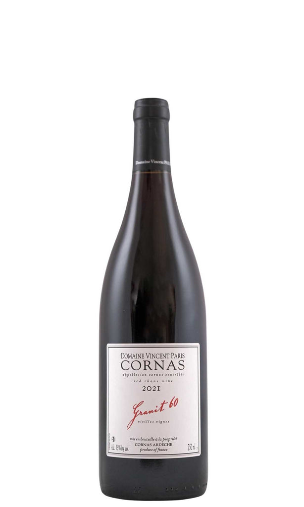Bottle of Vincent Paris, Cornas Granit 60 Vieilles Vignes, 2021 - Red Wine - Flatiron Wines & Spirits - New York